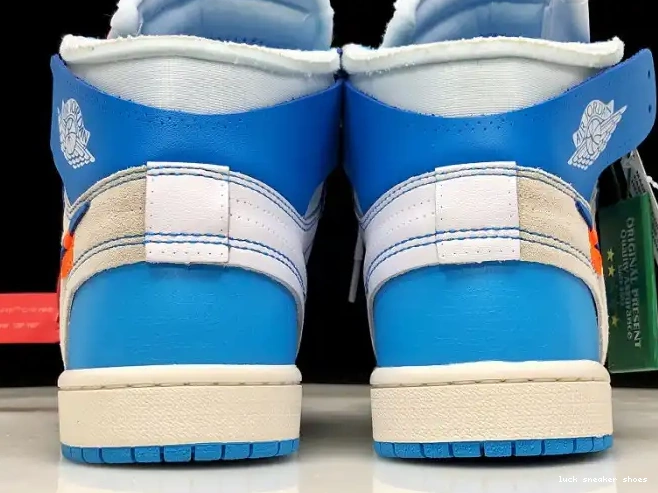 Rep LUCY 1 Air Off-White UNC AQ0818-148 Blue Powder Jordan 0526